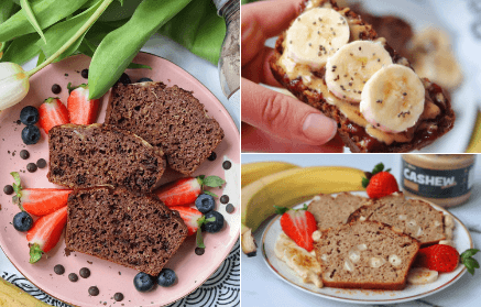 3 leckere Rezepte für Bananenbrot voller Ballaststoffe und Eiweiß