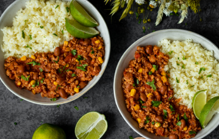 Fitness Rezept: Traditionelles mexikanisches Chili con Carne mit Reis