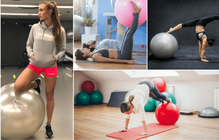 11 effektivste Übungen mit Fitnessball für das Kerntraining